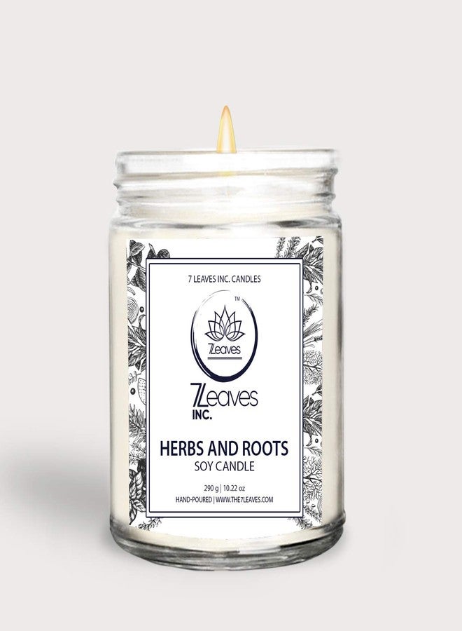 7LEAVES INC. Aroma Candles for Home Decoration (Herb_Roots) - Image 1